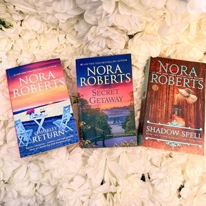 Nora Roberts Paperback Book Bundle – Romance & Suspense – 3 Books